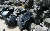 Black Obsidian Boulders