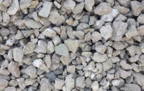 1 ½” white limestone chips